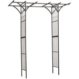 Nature vrtni luk metalni 114 x 66 x 232 cm crni Cijene