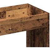  Visoka komoda boja staro drvo 92x33x180 cm konstruirano drvo | shoptok.hr