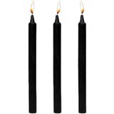 XR Brands Dark Dippers Fetish - set parafinskih svijeća za tijelo - crna (3kom) | shoptok.hr