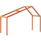 vidaXL Streha za otroško posteljo rjava 213x85,5x144,5 cm borovina, (21243122) Cene