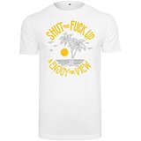 MT Men Shut the Fuck Up & Enjoy The View Tee white Cene