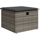 vidaXL 8-dijelni vrtni set sofa s jastučićima siva poli ratan | shoptok.hr