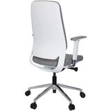 MID.YOU Pisarniški Stol Chiaro T4 White, Siva | Shoptok.si