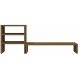  Stalak za monitor boja meda 81 x 20 x 30 cm od masivne borovine | shoptok.hr