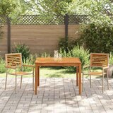  Vrtni set za objed 3 pcs Bež Čvrsto drvo akacije | Eponuda.com
