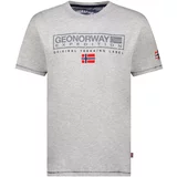 Geo Norway Majice s kratkimi rokavi SY1311HGN-Blended Grey Siva