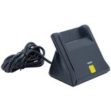 Deltaco Čitalec pametnih kartic UCR-156, USB, ČRNA | Shoptok.si