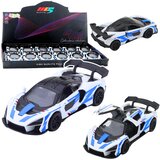 SPORTS Car Metal Drive Opening Doors White 1:32 Cene