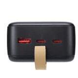 Rivacase VA1083 Turbo QC / 3.0 PD prenosna baterija powerbank 30000 mAh moč 65W - črn | Shoptok.si