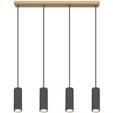 Globo 57911-4HG - Luster na sajli ROBBY 4xGU10/35W/230V, siva/smeđa | Eponuda.com