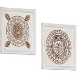  Ručno rezbareni zidni paneli 2 kom MDF 40 x 40 x 1 5 cm | shoptok.hr