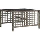  3-dijelni set kutne vrtnih sofa s jastucima sivi od poliratana | shoptok.hr