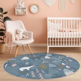 Mila Home Plavi periv dječji tepih ø150 cm Forest Land – | shoptok.hr
