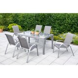 Gardenson Vrtna Garnitura Amalfi, 7-Delno, Rjava | Shoptok.si