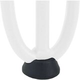 vidaXL Noge za mizo za lase 4 kosi bela 30 cm trdno jeklo | Shoptok.si