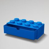 Lego Modra škatla za pisalno mizo s predalom , 31 x 16 cm Cene