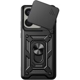AVIZAR Ovitek za Oppo Find X9 Pro s prstanastim stojalom in drsnim pokrovčkom kamere, Črna, (5000274993) | Shoptok.si