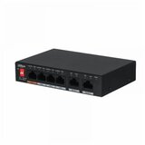 Dahua PFS3006-4ET-60 PoE switch (1x 10/100(HighPoE/PoE+/PoE)+3x 10/100(PoE+/PoE) + 2x 10/100 uplink, 60W, 51VDC) | shoptok.hr