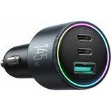 Joyroom avtomobilski polnilec JR-CCN07, 145 W, PD, QC, 2x USB-C, 1x USB-A | Shoptok.si