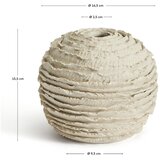 Kave Home Krem keramička ručno izrađena vaza (visina 15,5 cm) Evania – | shoptok.hr