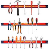  6 x magnetski držač alata za zid, set magnetskih traka za zid, magnetska traka 46 cm | shoptok.hr