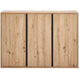 XORA VISEČA OMARA ZA ČEVLJE antracit, hrast artisan | Shoptok.si