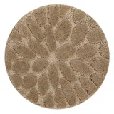 Kopalniška preproga SUPREME krog STONES, kamni, nedrseča, mehka - bež cercle 50 cm, (5000175820)