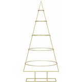  Metalna božićna jelka Zlatno 125 cm Čelik s praškastim premazom | shoptok.hr