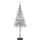 vidaXL Božično drevo med 150 LED z stojalom Bela 150 cm PE in jeklo | Shoptok.si