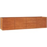 vidaXL Povišena vrtna gredica boja hrđe 320 x 80 x 77 cm čelik COR-TEN | shoptok.hr