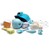 Woopie green 2u1 set za pijesak i kadu blue turtle 8 kom. biorazgradiv organski materijal | shoptok.hr