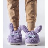 Gemre Purple slippers with ears and a bow Bruno | Shoptok.si