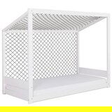 MID.YOU Postelja S Predalom Soccer, Bela, Pravi Les, 90x200cm | Shoptok.si