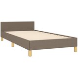  Okvir za krevet bez madraca smeđesivi 90x200cm od tkanine | shoptok.hr