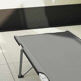  Sklopivi kamperski krevet 2 pcs Siva 194 x 62,5 x 42,5 cm | shoptok.hr