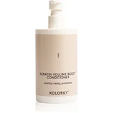 Keratine Volume Boost Conditioner balzam za volumen las Minted Vanilla Woods 390 ml