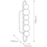 Elstead Lighting STENSKA LED-SVETILKA Alora 20 W 1580 lm 3000 K 220-240 V | Shoptok.si