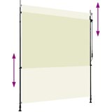  Vanjska roleta 200 x 270 cm krem | shoptok.hr