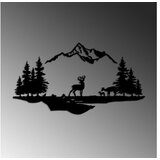 WALLXPERT zidna dekoracija Deer And Landscape 1 | ePonuda.com