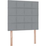  LED krevet za pohranu s madracem Svjetlosiva 90 x 200 cm | shoptok.hr