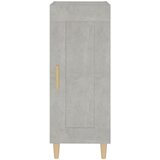  Komoda siva boja betona 34,5x34x90 cm od konstruiranog drva | Eponuda.com