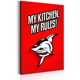  Slika - My kitchen my rules! 60x90 Cijene