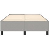  Okvir za krevet s oprugom svjetlosivi 120 x 200 cm od tkanine | Eponuda.com
