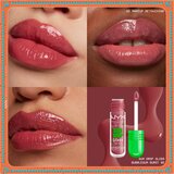 NYX Professional Makeup Gingerbaddie Land Gum Drop sjajilo za usne nijansa 02 Bubblegum Burst 1 kom | shoptok.hr