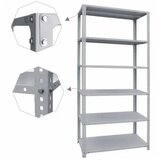 SUPERHOME 200x75x30 6x40kg Potpuno Metalna Montažna Polica | ePonuda.com