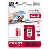 Aiwa spominska kartica MicroSD XC 64GB Class 10, 35MB/s z adapterjem SD cene
