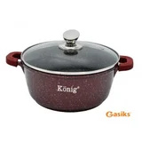 šerpa 24 cm bordo