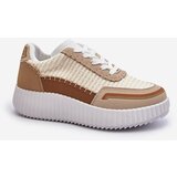 Kesi Women's Platform Sneakers Beige Redala | shoptok.hr