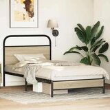 vidaXL Okvir kreveta bez madraca boja hrasta sonome 90 x 190 cm drveni | shoptok.hr