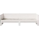  krevet za povlačenje za dan bijelo 180 x 200 cm | shoptok.hr